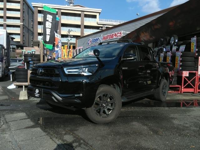 ハイラックス(トヨタ) Ｚ　革シート　キーレス　フルセグ　ナビ＆ＴＶ　１７アルミホイール　ディーゼル　エアバッグ　オートマ　フル装備　ＥＴＣ　バックカメラ　スマートキー 中古車画像