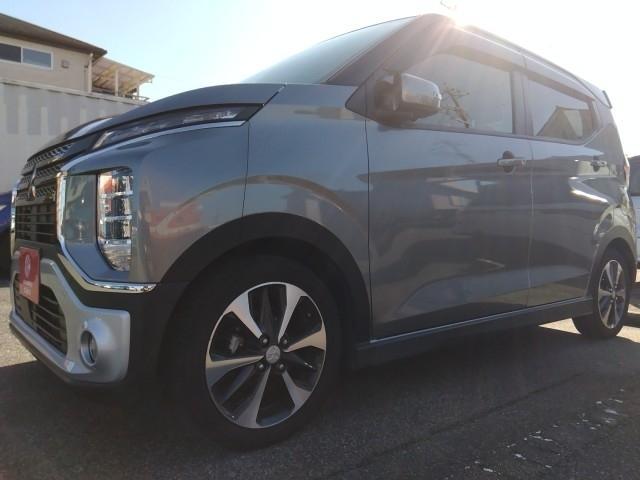 ｅＫクロス(三菱) Ｇ　★スマートキー★プッシュスタート★純正ナビＭＭ２２２Ｄ―ＬＭ９インチ★シートヒーター★純正バイザー★純正フロアマット★取扱説明書・保証書★ＥＴＣ★ＬＥＤヘッドライト★アイドリングストップ★衝突軽減措置 中古車画像