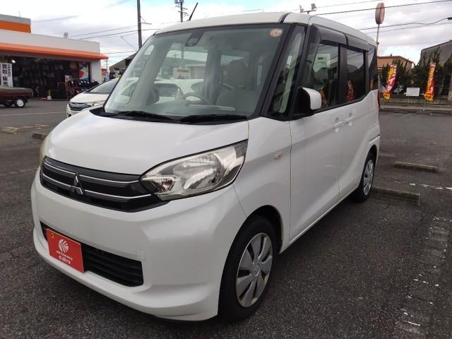 ｅＫスペース(三菱) Ｅ　ｅ−アシスト　キーレス　ワンセグ　ナビ＆ＴＶ　アイドリングストップ　エアバッグ　オートマ　ディーラー車　フル装備　助手席エアバッグ　衝突被害軽減システム　横滑り防止機能 中古車画像