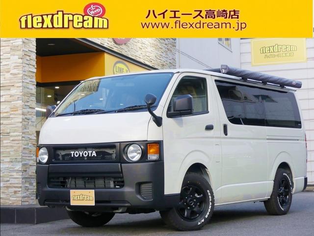 ハイエースバン(トヨタ) ロングＤＸ　新車ベッドキット　丸目換装コンプリート　ヴィンテージベットキット　ＬＥＤウッドパネル 中古車画像