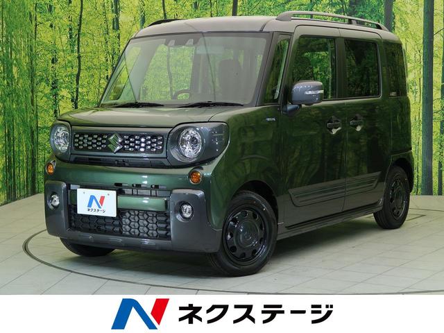 ハイブリッドXZ ターボ 届出済未使用車 スズキセーフティサポート 両側パワースライドドア USB端子×2 前席シートヒーター(1枚目)