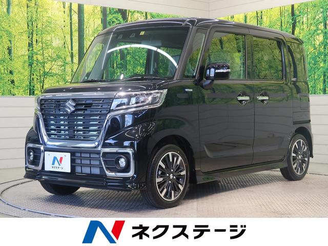 ハイブリッドXS 禁煙車 両側電動スライドドア スズキセーフティサポート クリアランスソナー シートヒーター 車線逸脱警報機能 LEDヘッドライト LEDフロントフォグライト 純正アルミホイール ステアリングスイッチ(1枚目)