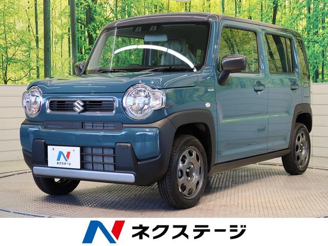 ハイブリッドG 登録済み未使用車 スズキセーフティーサポート オートライト オートハイビーム オートエアコン クリアランスソナー 前席シートヒーター 横滑り防止 ステアリングリモコン スマートキー プッシュスタート(1枚目)