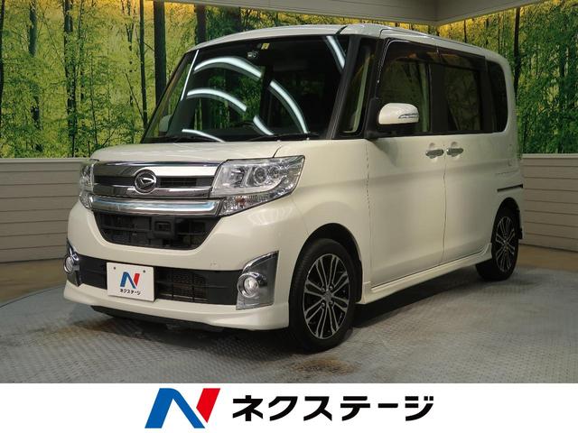 カスタムRS SA 両側電動スライド 禁煙車 SDナビ Bluetooth再生 ETC LEDヘッドライト スマートキー オートライト オートエアコン ロールサンシェード 革巻きステアリング(1枚目)