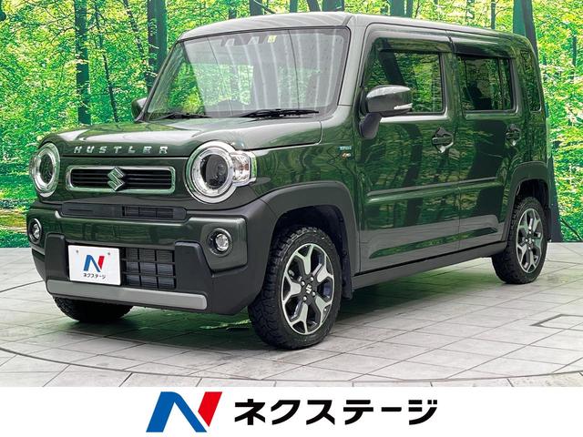 ハイブリッドX 4WD スズキセーフティサポート SDナビ シートヒーター クリアランスソナー オートエアコン オートライト スマートキー LEDヘッド LEDフォグ 純正15AW パワーウィンドウ ドアバイザー(1枚目)