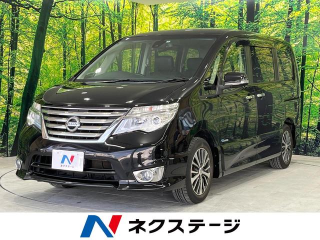 ハイウェイスターS-HVアドバンスドセーフティパック 両側電動ドア エマージェンシーブレーキ 禁煙車 純正ナビ 純正16インチアルミホイール ETC LEDヘッドライト クルーズコントロール クリアランスソナー 車線逸脱警報 インテリジェントキー(1枚目)