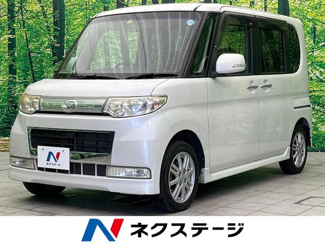 カスタムX 4WD 禁煙車 SDナビ スライドドア オートエアコン スマートキー 純正14AW HIDヘッド パワーウィンドウ ドアバイザー プライバシーガラス 地デジ CD DVD(1枚目)