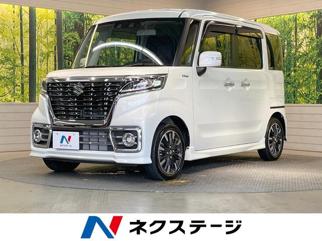 スズキ スペーシアカスタム ハイブリッドXS 後期型 10型SDナビ