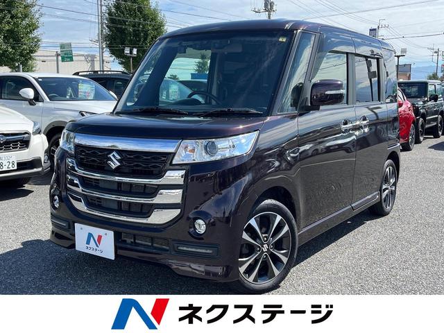 ターボ 両側電動ドア デュアルカメラブレーキ 禁煙車 メモリーナビ バックカメラ Bluetooth接続 ETC 純正15インチアルミ HIDヘッド LEDフォグ レーンアシスト クルコン スマートキー(1枚目)