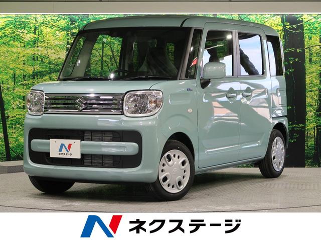 ハイブリッドG 禁煙車 スズキセーフティーサポート クリアランスソナー 車線逸脱警報 スマートキー オートエアコン オートライト アイボリーインパネ リアシートスライド ヘッドライトレベライザー(1枚目)