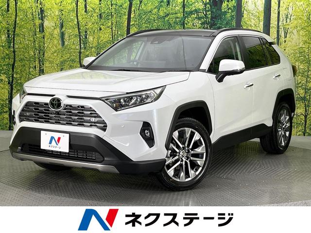 トヨタ ＲＡＶ４ Ｇ　Ｚパッケージ　４ＷＤ　パノラマムーンルーフ　１０．５型ディスプレイ　登録済未使用車　フルセグＴＶ　ＥＴＣ２．０　パノラミックビューモニター　デジタルインナーミラー　ブラインドスポットモニター　シートベンチレーション