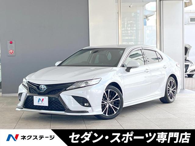 トヨタ ＷＳレザーパッケージ　ＴＲＤエアロ　ＴＲＤマフラー　セーフティセンス　ブラインドスポット　リアクロストラフィックオートブレーキ　純正１８インチアルミ　ＬＥＤヘッドライト　メーカーＳＤナビ　カラーヘッドアップディスプレイ