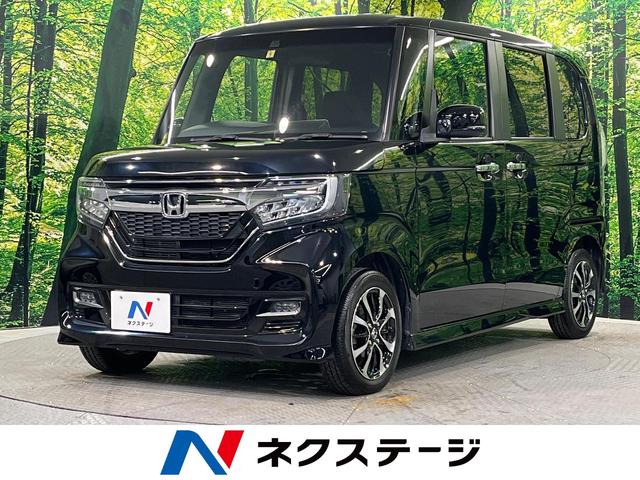 ホンダ Ｎ－ＢＯＸカスタム Ｇ・Ｌホンダセンシング　禁煙車　両側電動スライドドア　ＳＤナビ　バックカメラ　ホンダセンシング　レーダークルーズ　ＬＥＤヘッド／オートライト　ＬＥＤフォグライト　誤発進抑制機能　先行車お知らせ機能　スマートキー　車線逸脱警報