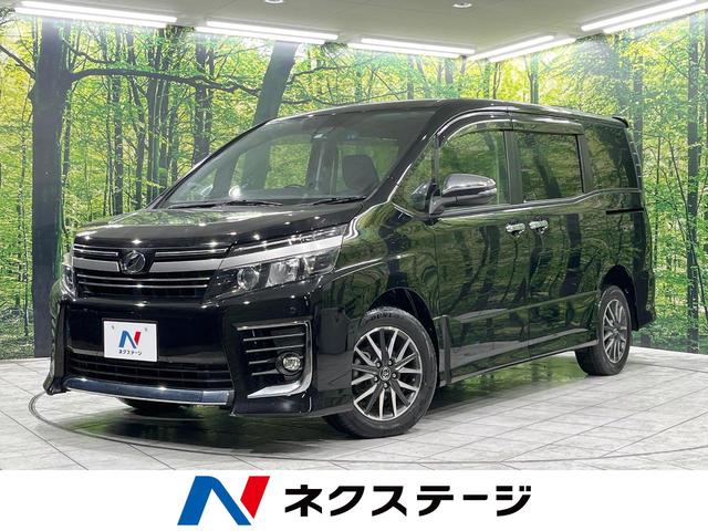 トヨタ ヴォクシー ＺＳ　煌ＩＩ　４ＷＤ　両側オートスライドドア　トヨタセーフティセンス　禁煙車　純正９型ＳＤナビ　バックカメラ　Ｂｌｕｅｔｏｏｔｈ　フルセグ　ＥＴＣ　ＬＥＤヘッドライト　ＬＥＤフォグ　オートマチックハイビーム