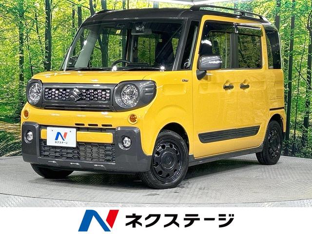 スズキ スペーシアギア ハイブリッドＸＺ　禁煙車　４ＷＤ　ＫＥＮＷＯＯＤナビ