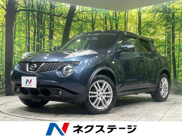 日産 ジューク １６ＧＴ　ＦＯＵＲ　４ＷＤ　純正ＨＤＤナビ　フルセグＴＶ　バックカメラ　ＥＴＣ　インテリキー＆プッシュスタート　ＨＩＤヘッド＆フォグ　オートライト　純正１７インチアルミ　オートエアコン　横滑防止装置　禁煙車