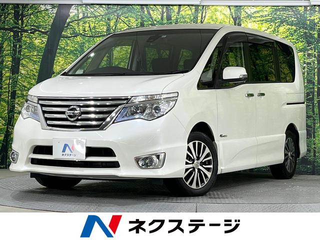 ハイウェイスター　Ｖセレクション＋セーフティ　ＳＨＶ　禁煙車　両側電動スライドドア　衝突軽減装置　純正ナビ　バックカメラ　Ｂｌｕｅｔｏｏｔｈ再生　フルセグＴＶ　ＥＴＣ　ＬＥＤヘッドライト　クルーズコントロール　レーンキープアシスト　リアオートエアコン