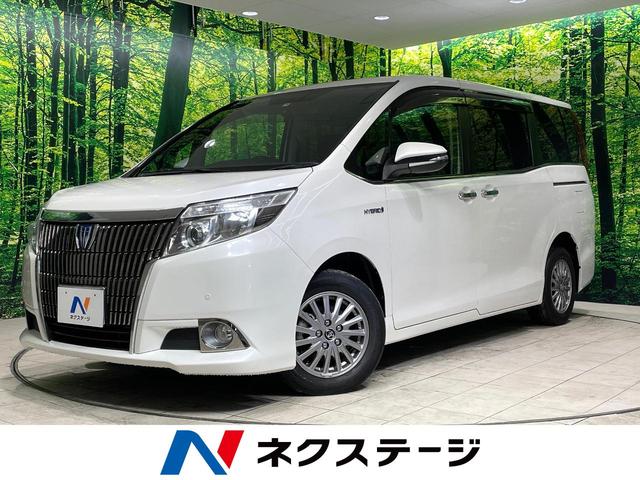 トヨタ エスクァイア ハイブリッドＧｉ　禁煙車　両側電動スライド　純正９型ナビ