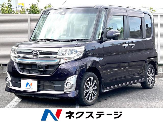 タント カスタムＸ　トップエディションＳＡＩＩ　純正ナビ　バックカメラ　禁煙車　電動スライドドア　スマートアシスト　スマートキー　ＬＥＤヘッドライト　オートライト　オートエアコン　電動格納ミラー