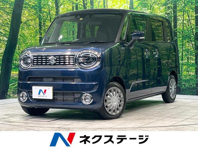 スズキ ワゴンＲスマイル ハイブリッドＸ　両側電動スライドドア　禁煙車　セーフティサポート　アダプティブクルーズ　シートヒーター　ＬＥＤヘッドライト　スマートキー　オートライト　ＣＤオーディオ　盗難防止システム　アイドリングストップ