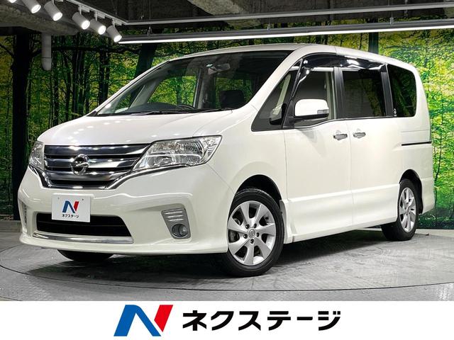 セレナ(日産) ハイウェイスター　Ｖセレクション　純正ナビ　禁煙車　フリップダウンモニター　両側電動スライドドア　Ｂｌｕｅｔｏｏｔｈ再生 中古車画像