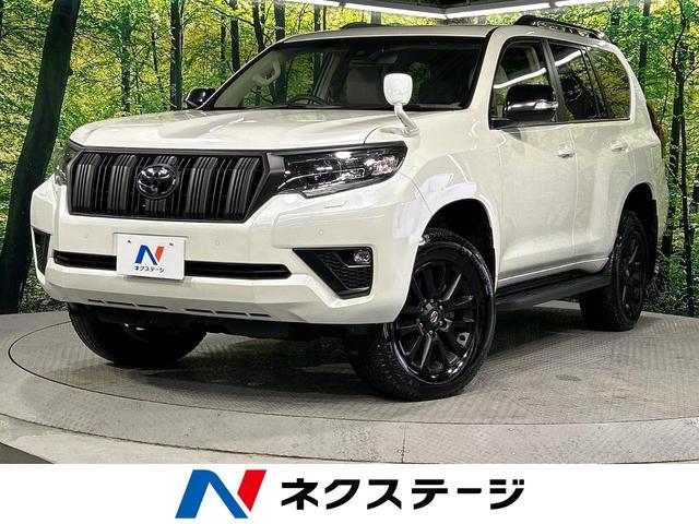 ランドクルーザープラド(トヨタ) ＴＸ　Ｌパッケージ　マットブラックエディション　４ＷＤ　サンルーフ　純正９型ナビ　ベージュ革シート 中古車画像