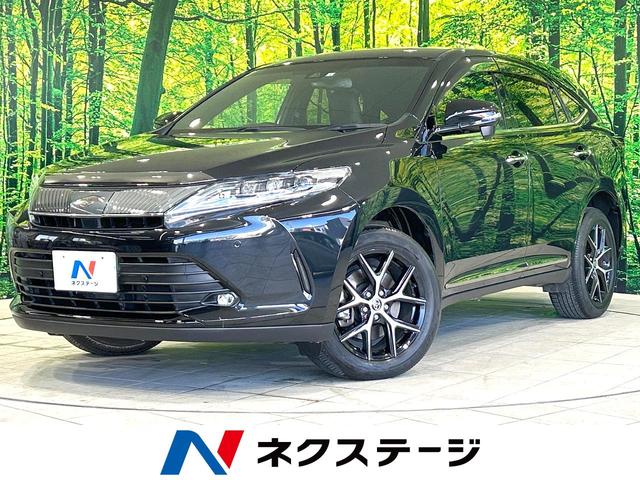 トヨタ ハリアー プレミアム　スタイルノアール　禁煙車　トヨタセーフティセンス　純正ナビ　レーダークルーズコントロール　パワーバックドア　ハーフレザーシート　バックカメラ　ＥＴＣ　Ｂｌｕｅｔｏｏｔｈ再生　パワーシート　ＬＥＤヘッドライト