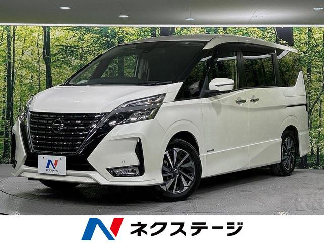 日産 セレナ ハイウェイスターＶ　禁煙車　エマージェンシーブレーキ　アラウンドビューモニター　両側電動スライドドア　純正１０インチナビ　ドライブレコーダー　クルーズコントロール　ＬＥＤヘッドライト　純正１６インチアルミホイール