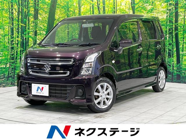 スズキ ワゴンＲスティングレー Ｌ　禁煙車　ＳＤナビ　オートエアコン　ＥＴＣ　スマートキー　横滑り防止装置　電動格納ミラー　ＬＥＤヘッドライト　シートヒーター　プライバシーガラス　Ｂｌｕｅｔｏｏｔｈ接続　オートライト