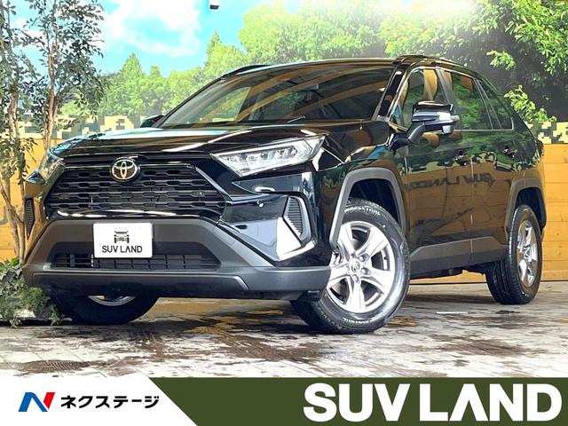 トヨタ ＲＡＶ４ Ｘ　登録済未使用車　純正８型ディスプレイオーディオ　セーフティセンス　レーダークルーズ　クリアランスソナー　バックカメラ　純正１７インチアルミ　ＬＥＤヘッド　フルセグＴＶ　ＥＴＣ