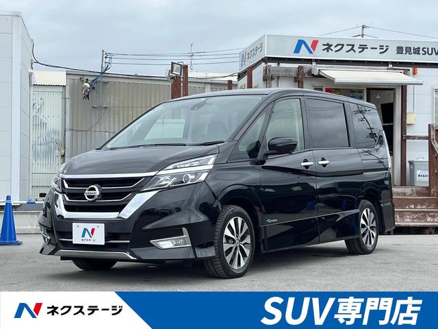 沖縄県豊見城市の中古車ならセレナ ハイウェイスター　Ｖセレクション　１０型ナビ　全周囲カメラ　プロパイロット　禁煙車　両側電動スライドドア　衝突軽減装置　クリアランスソナー　Ｂｌｕｅｔｏｏｔｈ再生　フルセグ　ＥＴＣ　ＬＥＤヘッドライト　オートブレーキホールド