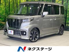 スズキ　スペーシアカスタム　ハイブリッドＸＳ　４ＷＤ　禁煙車　セーフティサポート