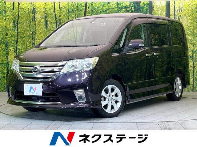 日産 セレナ ハイウェイスター　純正ナビ　禁煙車　両側パワースライドドア　アラウンドビューモニター　クルーズコントロール　スマートキー　ＥＴＣ　ドライブレコーダー　クリアランスソナー　純正１６インチアルミホイール