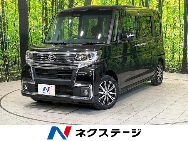 ダイハツ タント カスタムＸ　トップエディションＳＡＩＩＩ　禁煙車　スマートアシスト　純正ナビ　バックカメラ　ＥＴＣ　片側電動スライドドア　シートヒーター　ＬＥＤヘッド／オートライト　Ｂｌｕｅｔｏｏｔｈ　ＬＥＤフロントフォグライト　盗難防止システム　雹害車