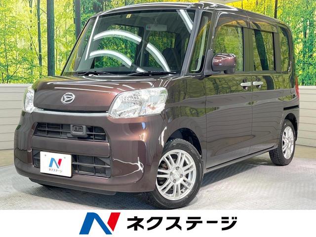 ダイハツ タント Ｘ　ＳＡ　両側パワースライド　衝突軽減装置　禁煙車　純正ＳＤナビ　フルセグＴＶ　ＥＴＣ　スマートキー　オートライト　ＤＶＤ再生　プライバシーガラス　アイドリングストップ