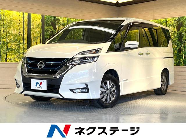 ｅ－パワー　ハイウェイスターＶ　純正９型ナビ　フリップダウンモニター　アラウンドビューモニター　ハンズフリー機能付き両側電動スライドドア　エマージェンシーブレーキ　プロパイロット　スマートキー　ＬＥＤヘッドライト　禁煙車(1枚目)