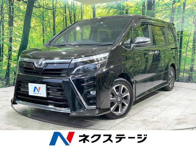 トヨタ ヴォクシー ＺＳ　煌ＩＩ　純正９型ナビ　禁煙車　両側電動ドア　衝突軽減　バックカメラ　ＬＥＤヘッド＆フォグ　クルコン　ＥＴＣ　車線逸脱警報　オートハイビーム　デュアルエアコン　純正１６インチＡＷ　スマートキー