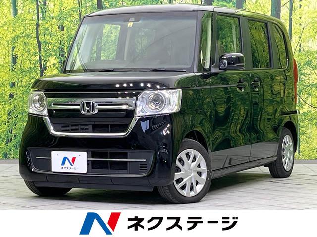 ホンダ Ｎ－ＢＯＸ Ｌ　禁煙車　純正ナビ　パワースライドドア　ホンダセンシング　アダプティブクルーズコントロール　シートヒーター　車線逸脱警報　ＬＥＤヘッドライト　ｂｌｕｅｔｏｏｔｈ接続　アイドリングストップ