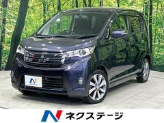 三菱　ｅＫカスタム　Ｔ　禁煙車　ＳＤナビ　バックカメラ