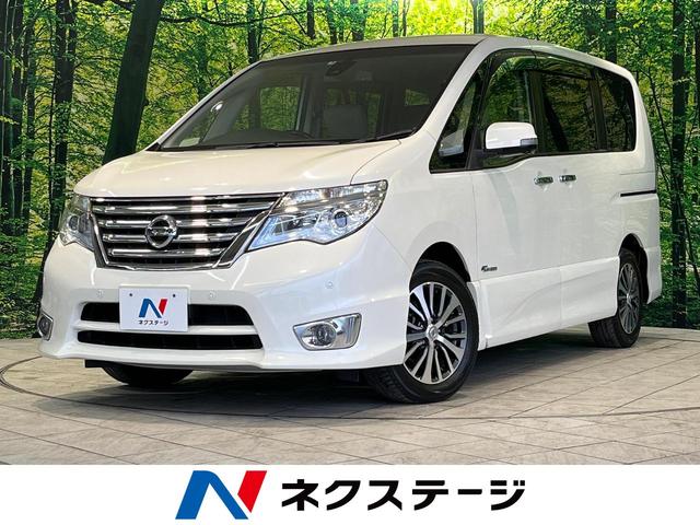 日産 セレナ ハイウェイスターＧ　Ｓ－ＨＶアドバンスドセーフティ　禁煙車　純正ナビ　アラウンドビューモニター　エマージェンシーブレーキ　両側電動スライドドア　フルセグＴＶ　ＥＴＣ　Ｂｌｕｅｔｏｏｔｈ接続　アイドリングストップ　リアオートエアコン　インテリジェントキー