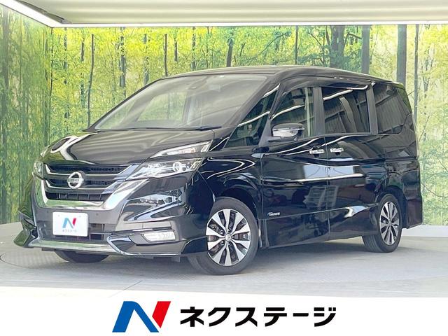 日産 セレナ ハイウェイスター　Ｖセレクション　パックＢ　純正９型ナビ　アラウンドビューモニター　禁煙車　ハンズフリー両側電動スライド　プロパイロット　デジタルインナーミラー　エマージェンシーブレーキ　電動パーキング　ＬＥＤヘッド　ＥＴＣ　ドラレコ