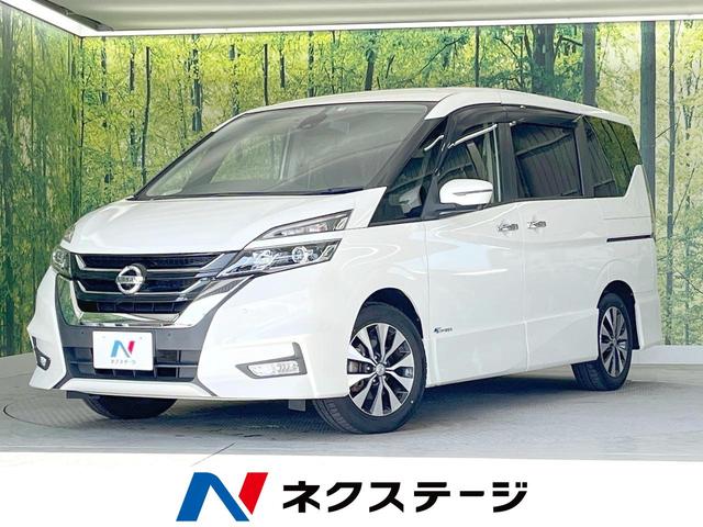 ハイウェイスター　パックＢ　純正９型ナビ　アラウンドビューモニター　禁煙車　フリップダウンモニター　エマージェンシーブレーキ　プロパイロット　ハンズフリー両側電動スライド　デジタルインナーミラー　電動パーキングブレーキ