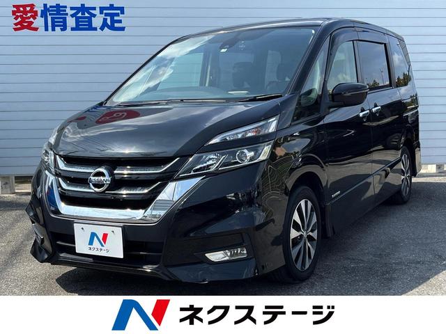 日産 セレナ ハイウェイスター　ＶセレクションＩＩ　衝突軽減ブレーキ　両側電動スライドドア　ストラーダナビ　フリップダウンモニター　フルセグ　Ｂｌｕｅｔｏｏｔｈ再生　バックモニター　ドライブレコーダー　ＬＥＤヘッドライト　ＥＴＣ　クルーズコントロール