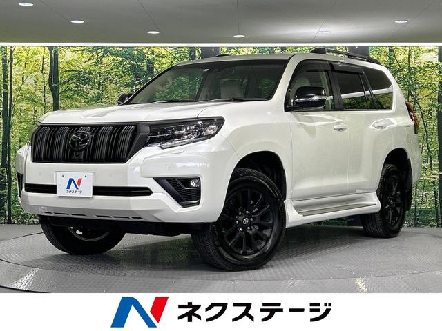 トヨタ ランドクルーザープラド ＴＸ　Ｌパッケージ　マットブラックエディション　サンルーフ　４ＷＤ　禁煙車　純正９インチナビ　本革シート　トヨタセーフティセンス　全周囲カメラ　シートベンチレーション　レーダークルーズコントロール　ＥＴＣ２．０　パワーシート　ＬＥＤヘッドライト