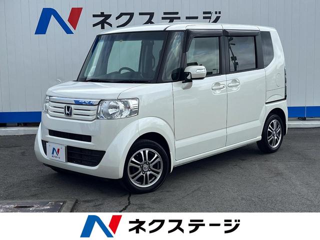 沖縄県の中古車ならＮ－ＢＯＸ Ｇ・Ｌパッケージ　禁煙車　ＳＤナビ　バックカメラ　パワースライドドア　オートエアコン　スマートキー　ＥＴＣ　純正１４インチアルミホイール　横滑り防止装置