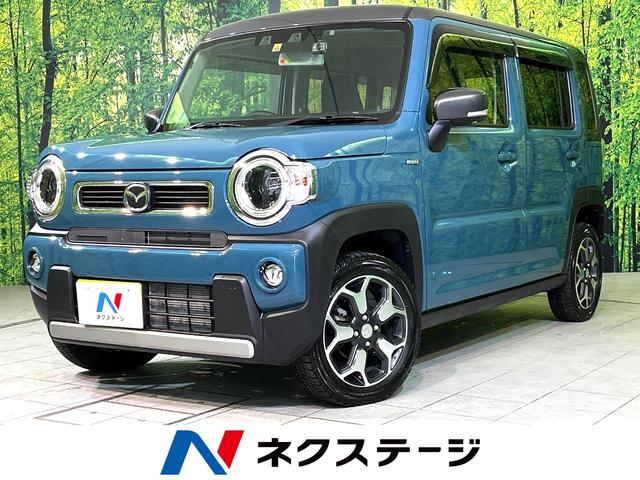 マツダ フレアクロスオーバー ハイブリッドＸＳ　４ＷＤ　純正ナビ　禁煙車　セーフティサポート　シートヒーター　ＬＥＤヘッドライト　バックカメラ　ＥＴＣ　ドライブレコーダー　Ｂｌｕｅｔｏｏｔｈ接続　ＵＳＢ入力端子　オートエアコン　アイドリングストップ