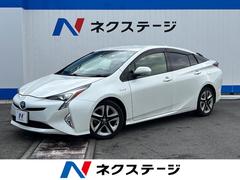 トヨタ　プリウス　Ｓツーリングセレクション　禁煙車　トヨタセーフティーセンス　純正ＳＤナビ