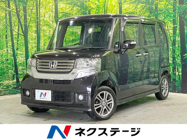 ホンダ Ｎ－ＢＯＸカスタム Ｇ・Ａパッケージ　４ＷＤナビ　バックカメラ　シティブレーキシステム　パワースライドドア　横滑り防止装置　オートエアコン　オートライト　純正１４インチアルミホイール　盗難防止システム　プライバシーガラス　衝突軽減システム