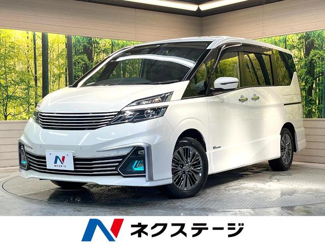 日産 セレナ ライダー　プロパイロットエディション　純正９型ナビ　バックカメラ　ハンズフリー機能付両側電動スライドドア　エマージェンシーブレーキ　プロパイロット　リアオートエアコン　スマートキー　Ｂｌｕｅｔｏｏｔｈ　ドラレコ　ＥＴＣ　ワンオーナー