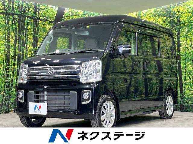 スズキ エブリイワゴン ＰＺターボスペシャル　４ＷＤ　純正ナビ　ターボ　両側電動スライドドア　オートステップ　スズキセーフティサポート　Ｂｌｕｅｔｏｏｔｈ再生　オートエアコン　ＥＴＣ２．０　スマートキー　横滑り防止　車線逸脱　シートヒーター